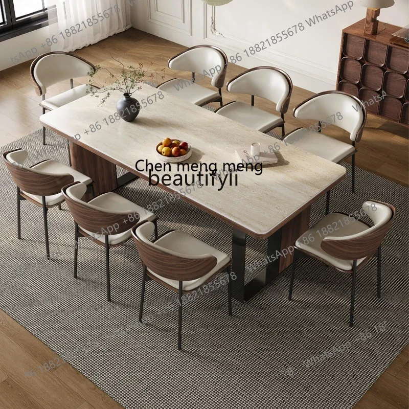 Live Rock - Mesa de comedor de losa de