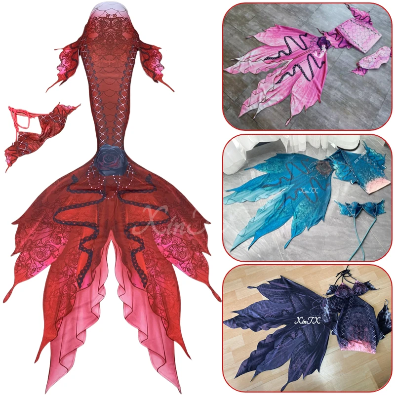 Ocean Aquarium - Traje de cola de sirena, estilo