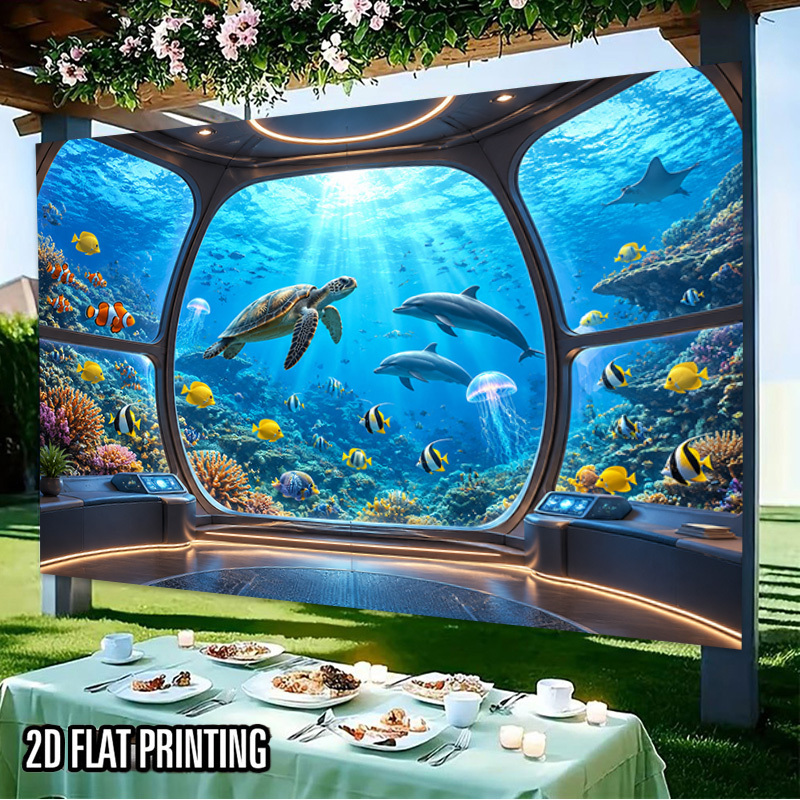 Tapiz con motivos submarinos,  - Marine Coral reseña y precio