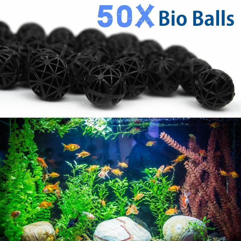 50 Piezas de Bolas de Filtro B - Ocean Aquarium reseña y precio