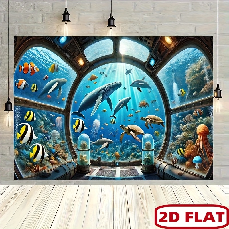 Tapiz de Tiburón Ballena con V - Ocean Aquarium reseña y precio