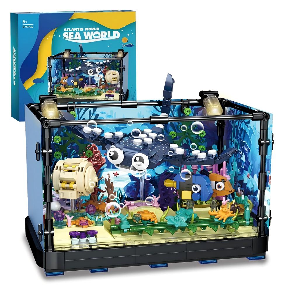 Set de Construcción de Acuario - Marine Aquarium Cube reseña y precio