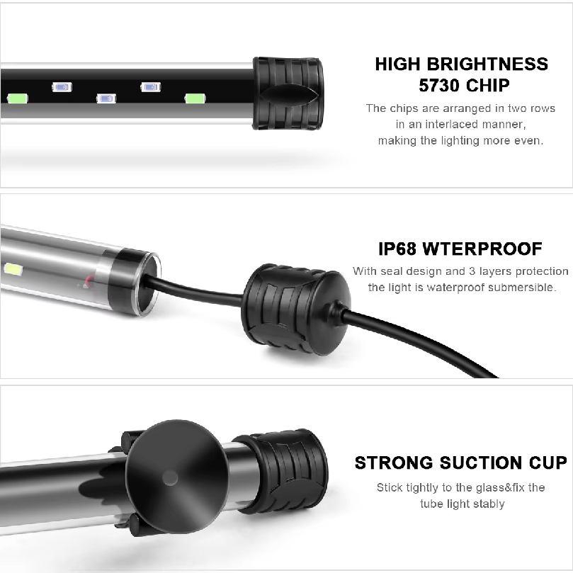 Lámpara LED para acuarios, 220 - Aquarium Marine Lights reseña y precio