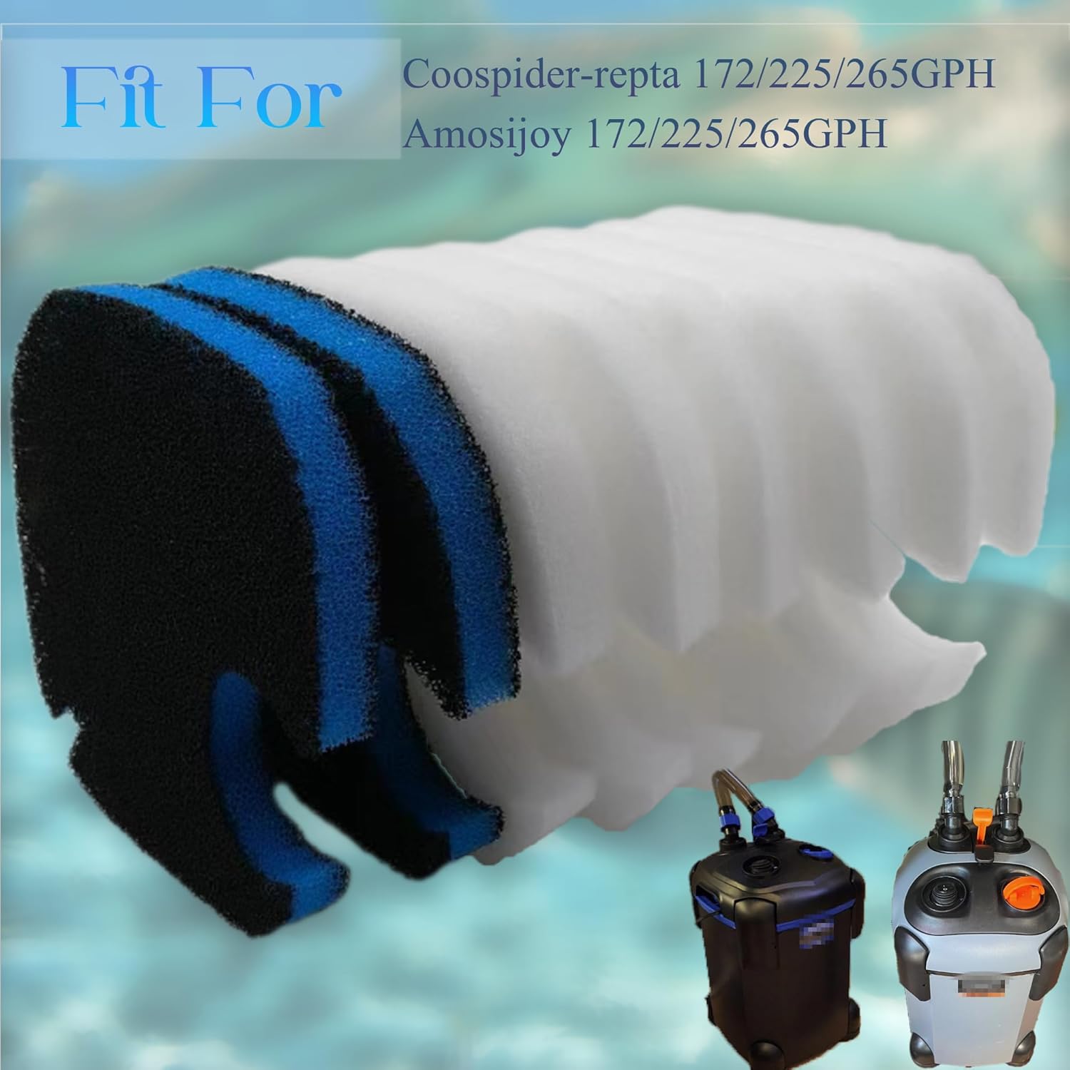1 Juego (8 piezas) de almohadi - Reef Tank Filter reseña y precio