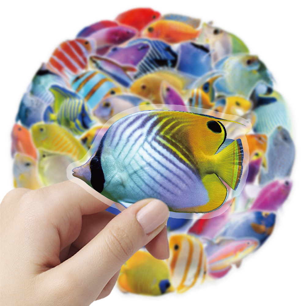 50-100PCS Pegatinas Transparen - Marine Coral reseña y precio