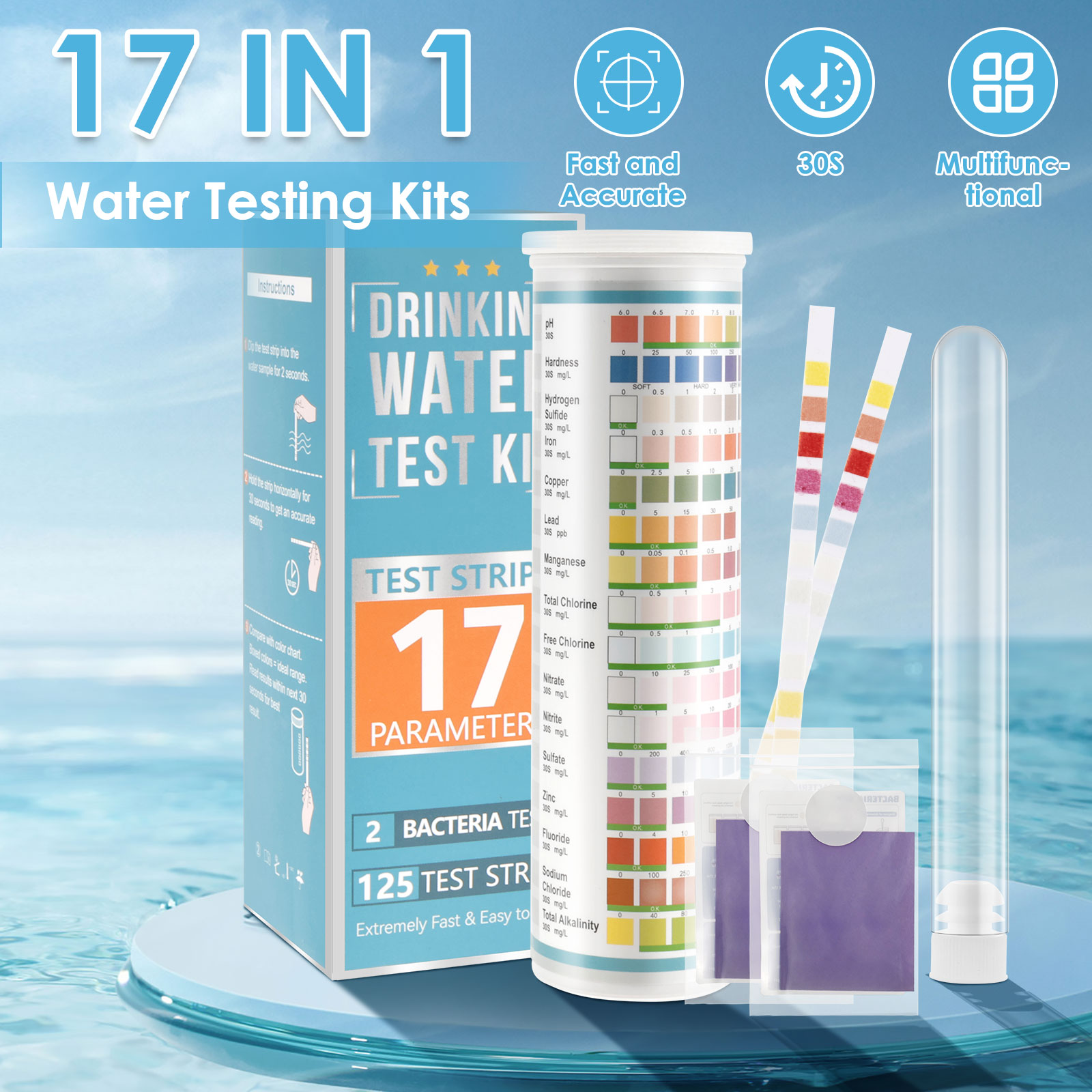 Tiras reactivas para acuario 5 - Saltwater Tank reseña y precio