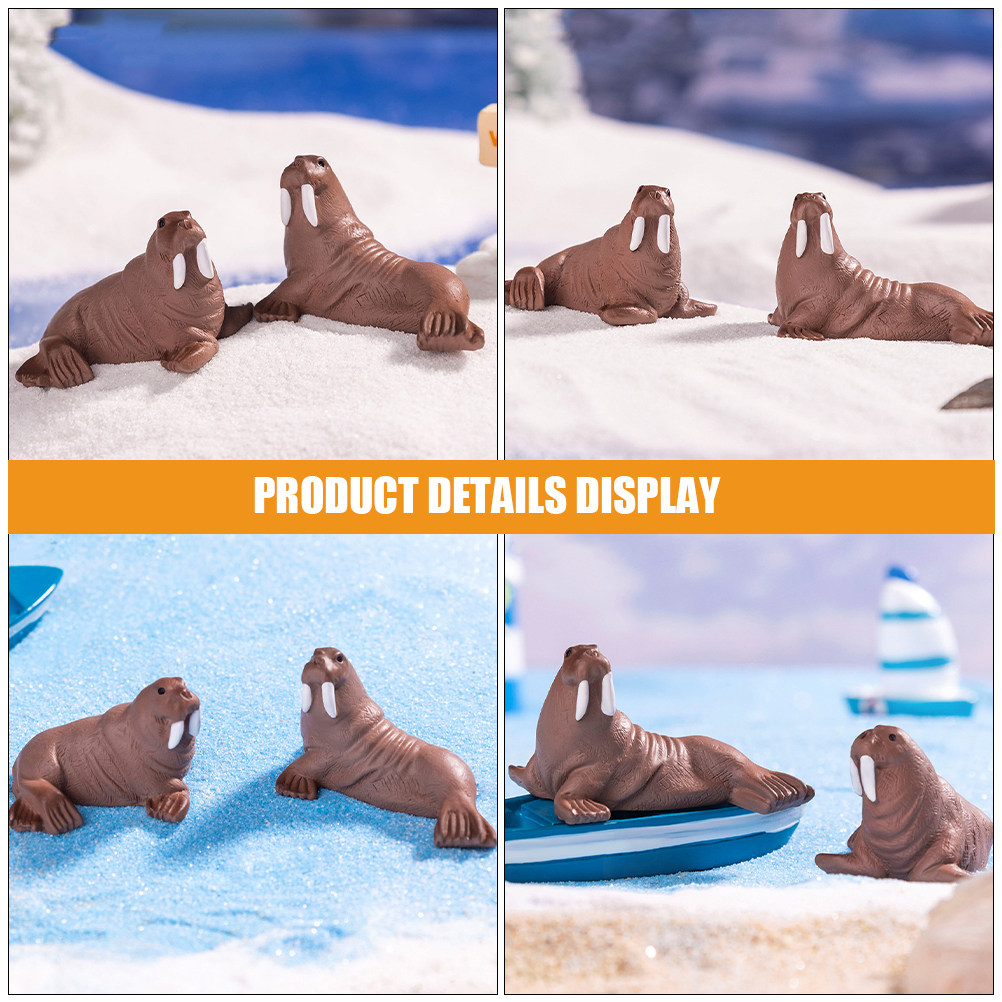 2 piezas de miniaturas de mors - Ocean Aquarium reseña y precio