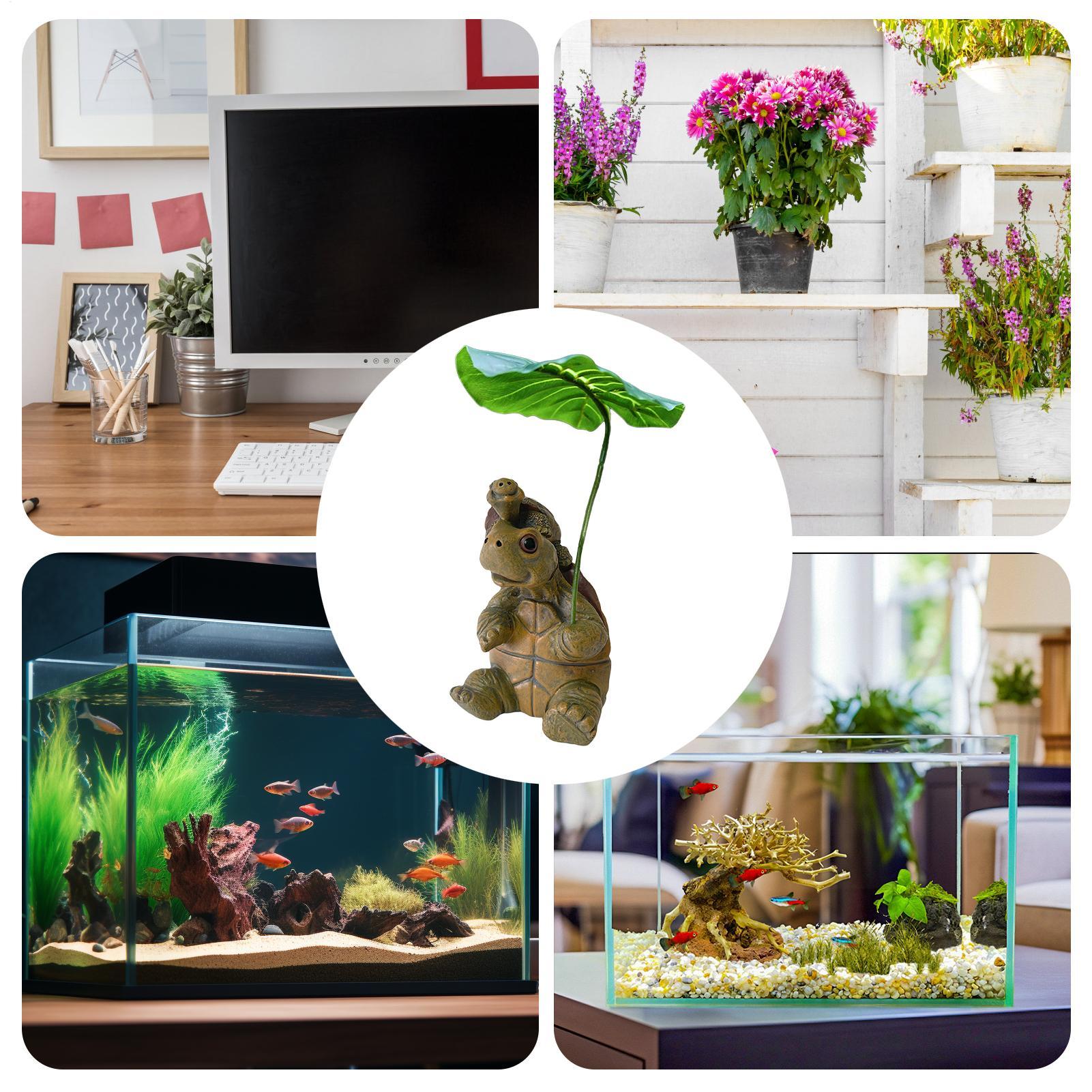Figura de tortuga para decorac - Ocean Aquarium reseña y precio