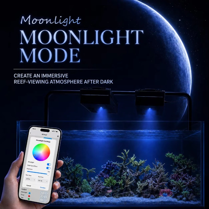 Lámpara LED para acuarios mari - Reef Lighting reseña y precio